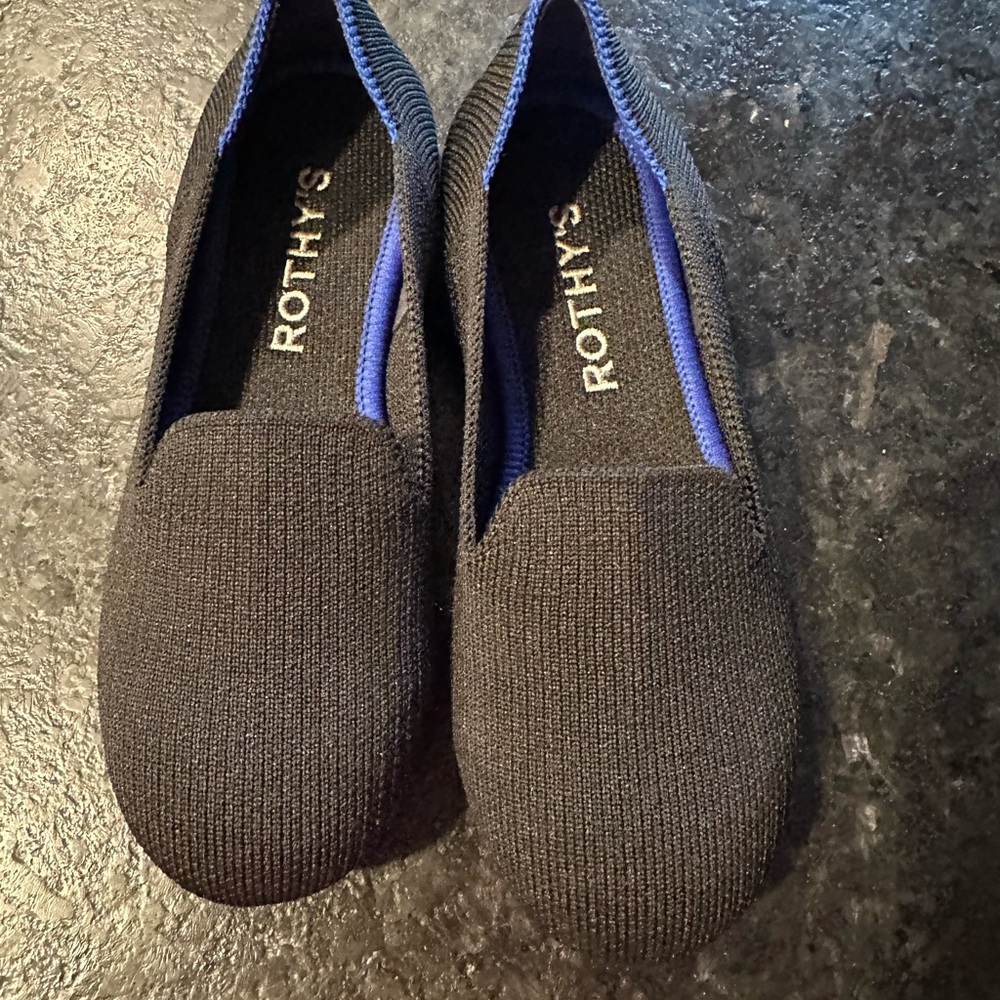 Rothy's Little Kids Black Slip-On Flat loafers - Casual Comfort